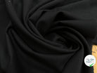 GABARDINE DE LAINE NOIR SERGEE - My Little Coupon