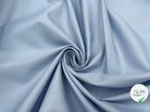 GABARDINE TRÈS FINE DE COTON CRAQUANTE BLEU CIEL - My Little Coupon - tissu - coudre