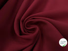 GABARDINE LAINE VIERGE ROUGE RUBY STRETCH - My Little Coupon