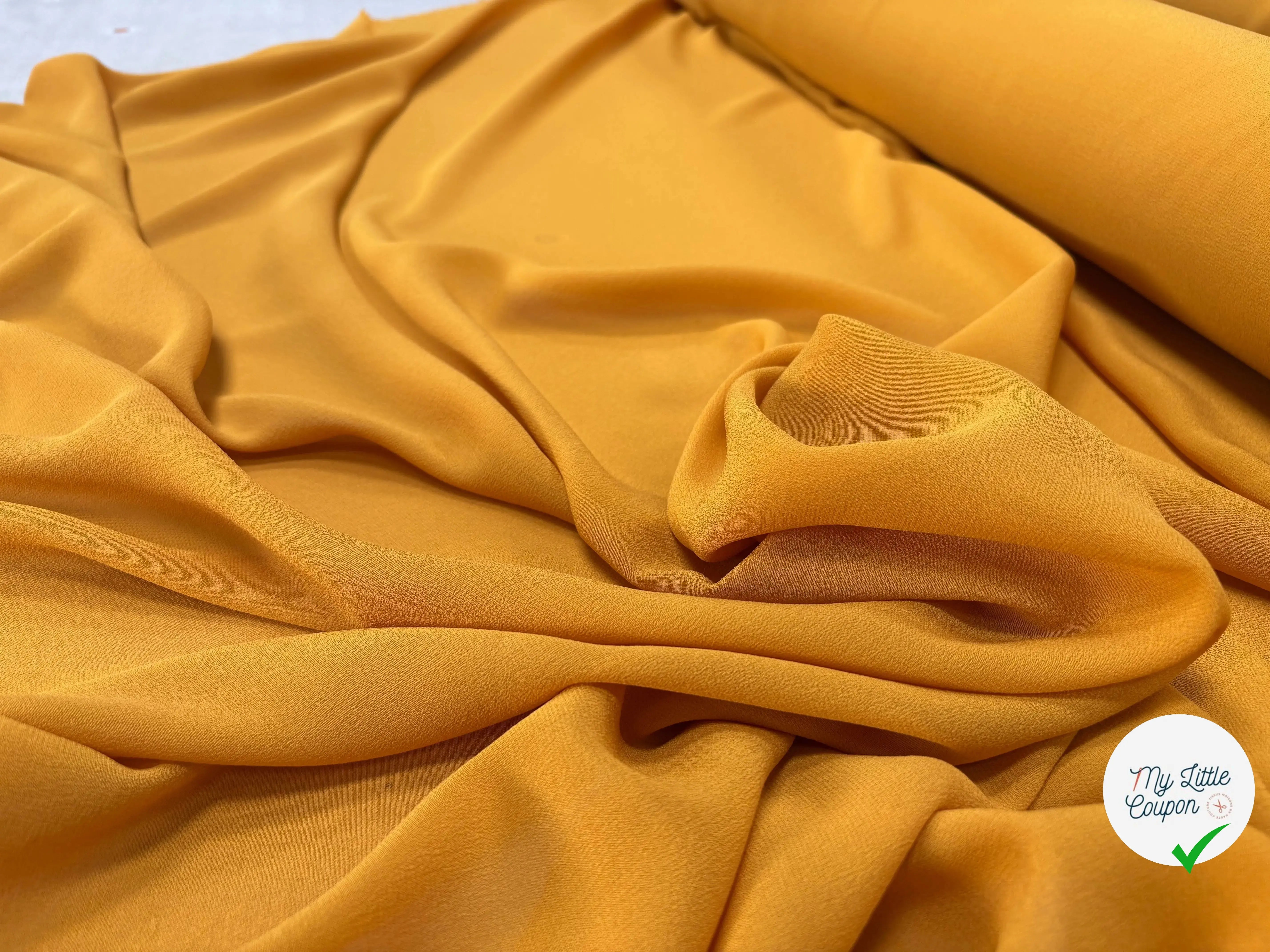 GEORGETTE DE SOIE, Golden Yellow - My Little Coupon