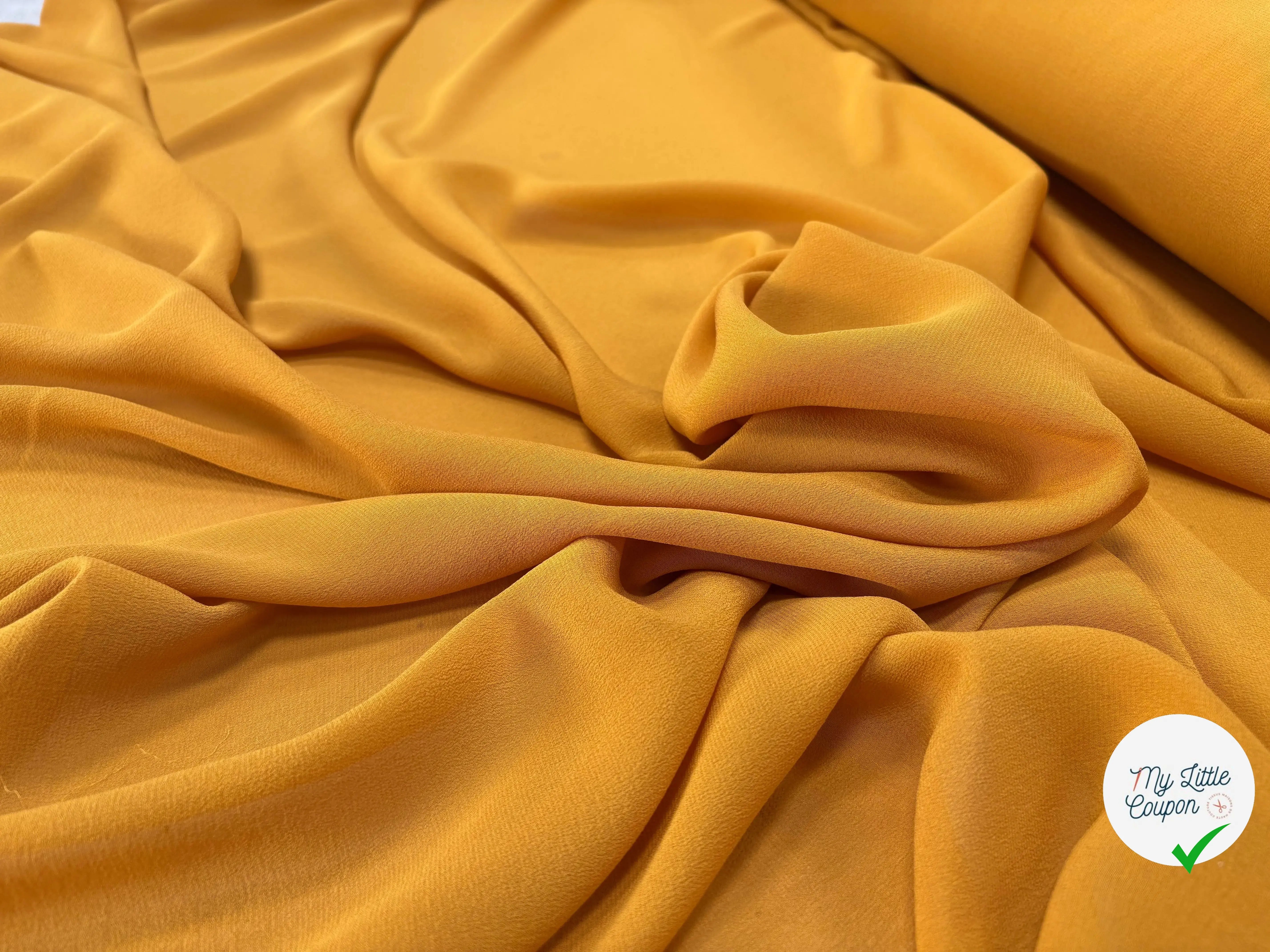 GEORGETTE DE SOIE, Golden Yellow - My Little Coupon