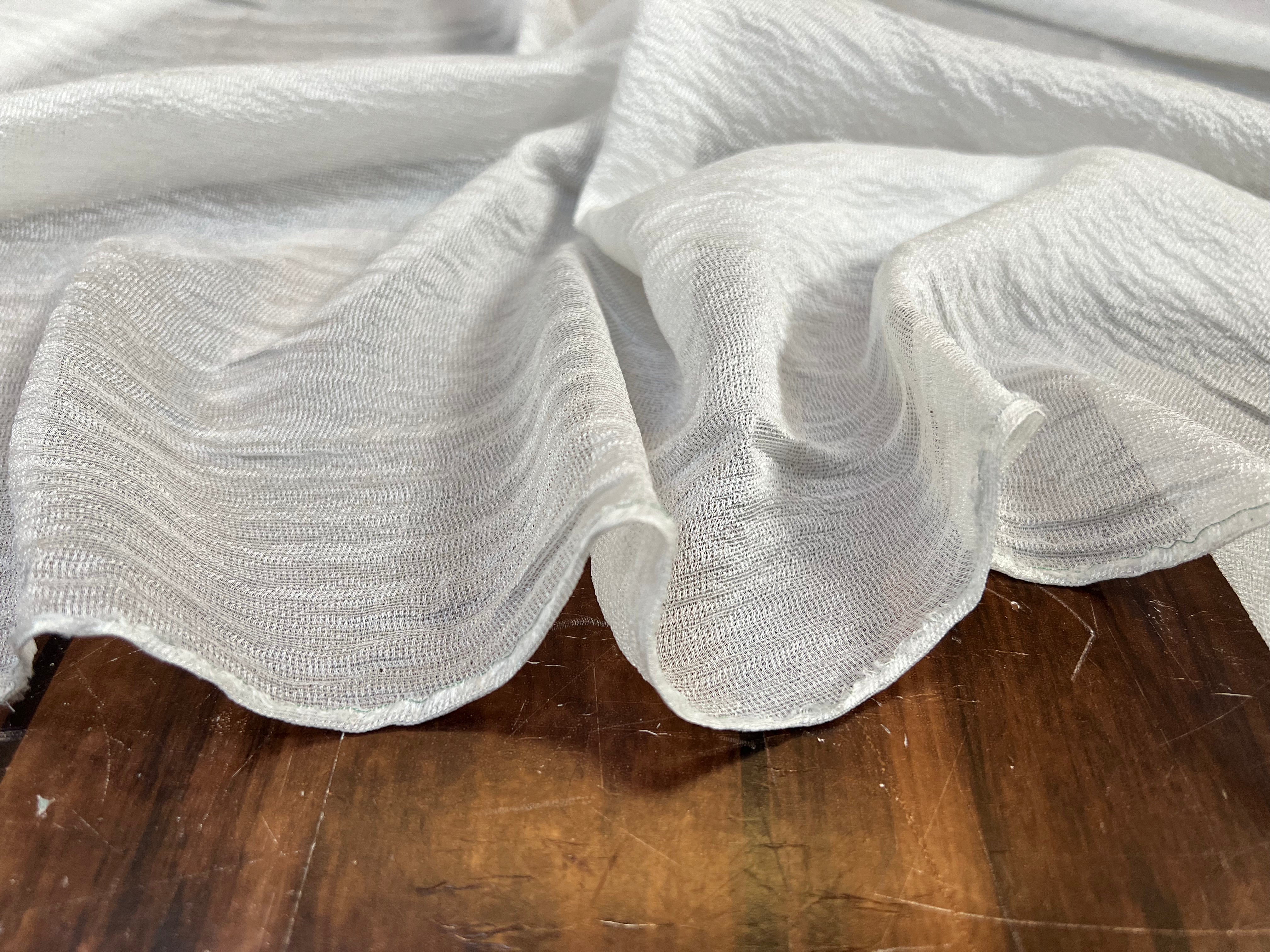 HAMMERED SILK GAUZE, Iconic Milk - My Little Coupon