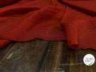 HAMMERED SILK GAUZE, Peppery Red - My Little Coupon