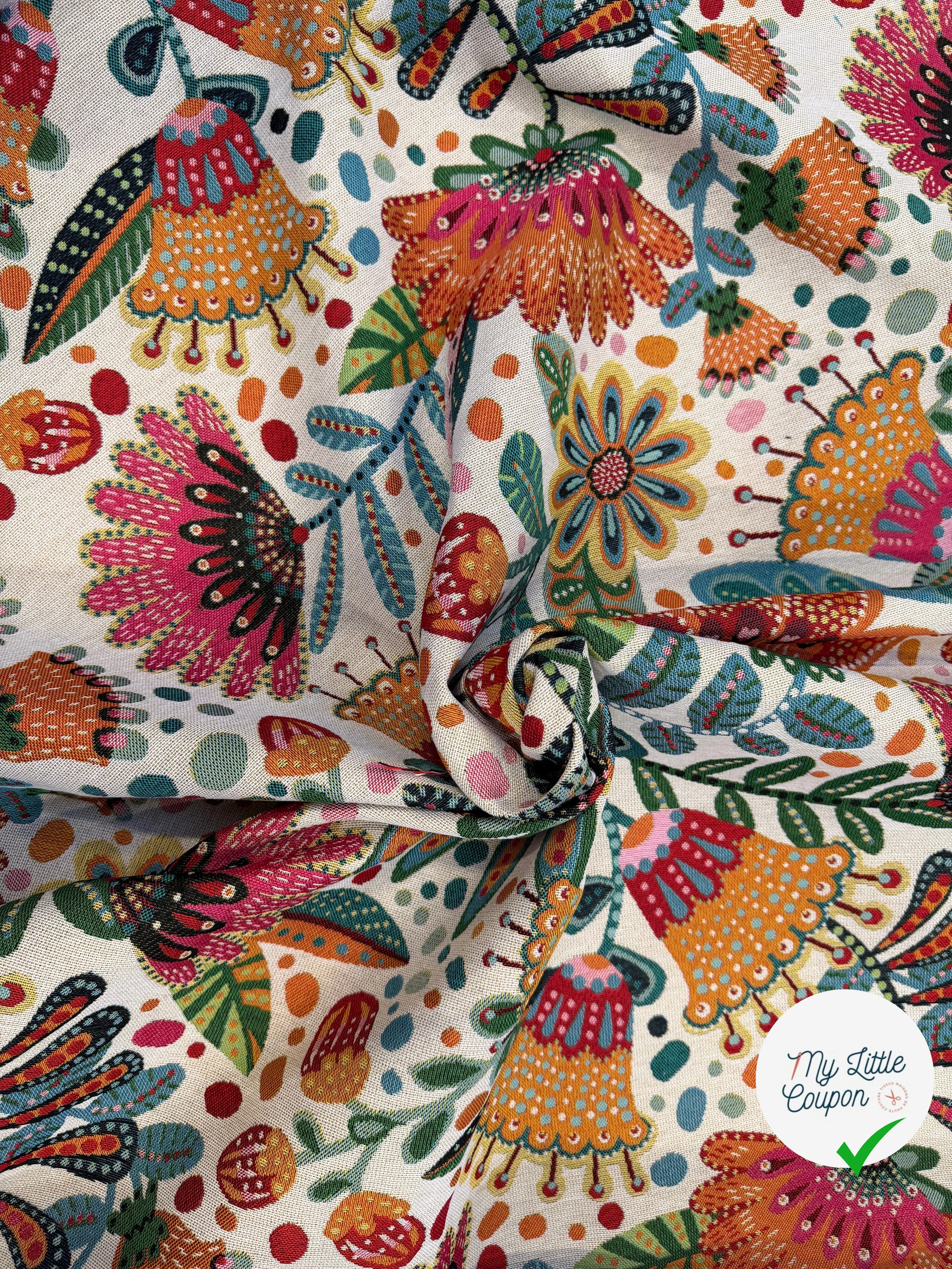 JACQUARD GINA MULZ 140 CM - My Little Coupon