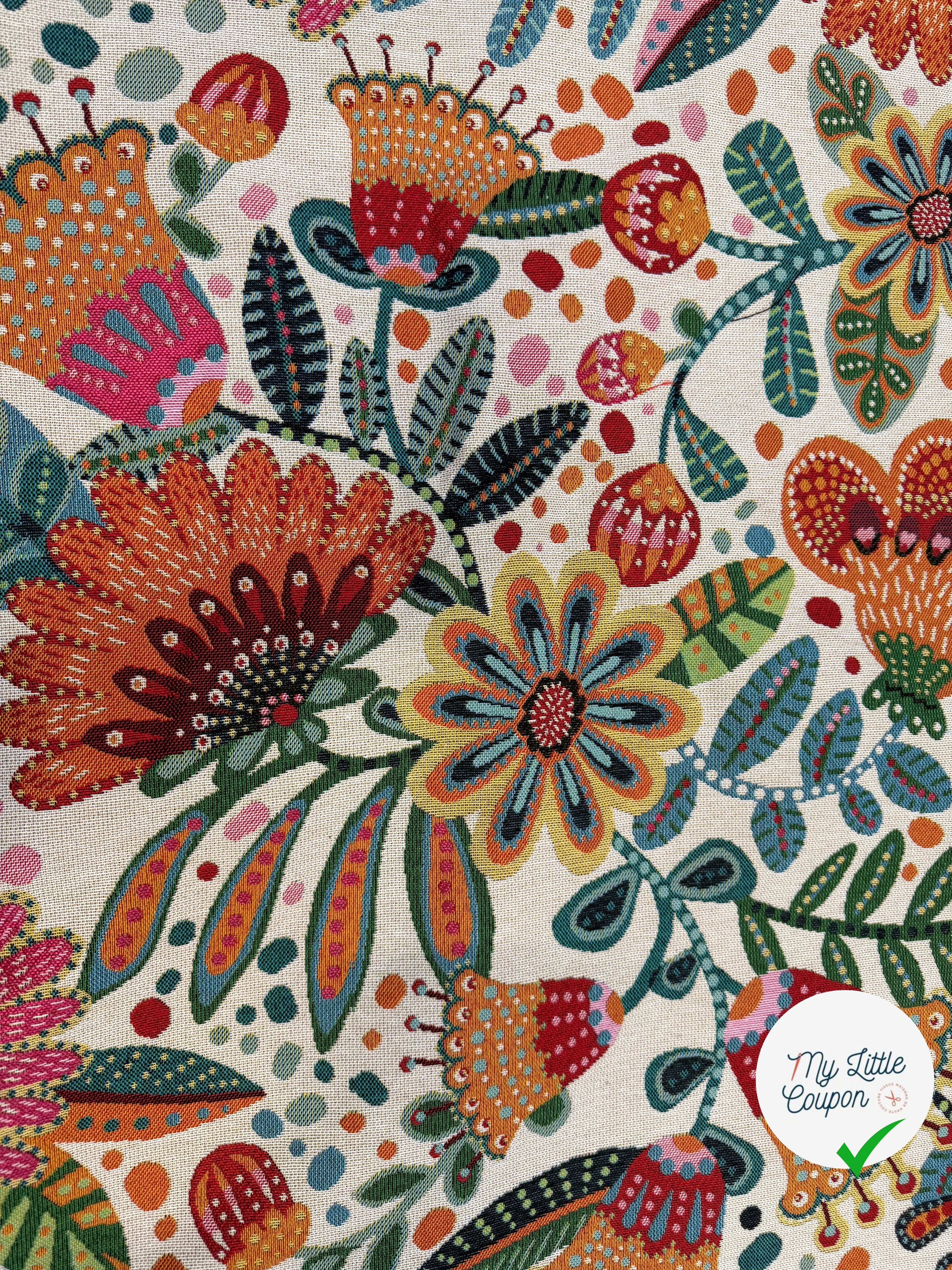 JACQUARD GINA MULZ 140 CM - My Little Coupon