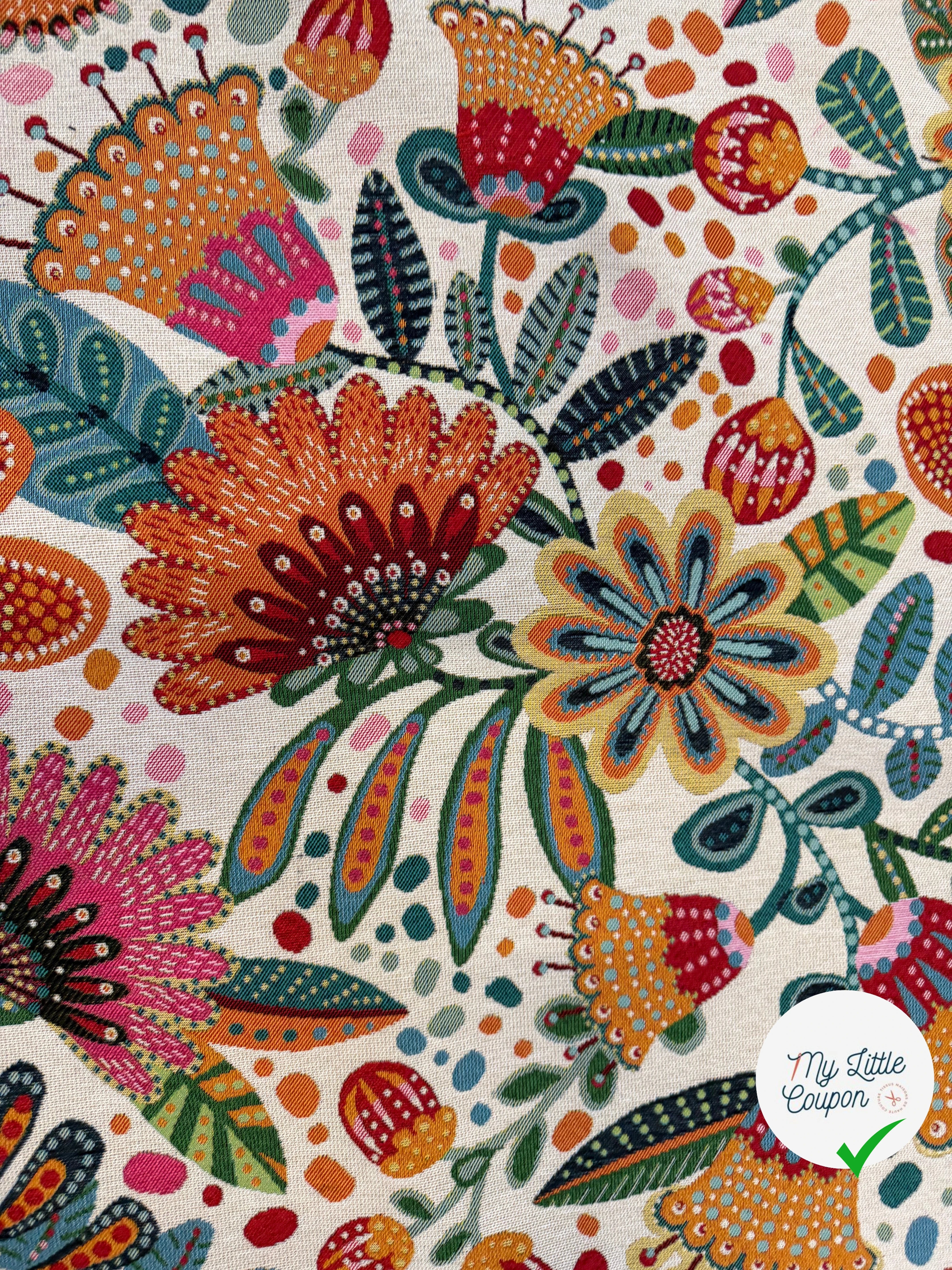 JACQUARD GINA MULZ 140 CM - My Little Coupon