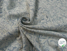 JACQUARD REVERSIBLE FACE BLEU FACE CREME FELIN - My Little Coupon