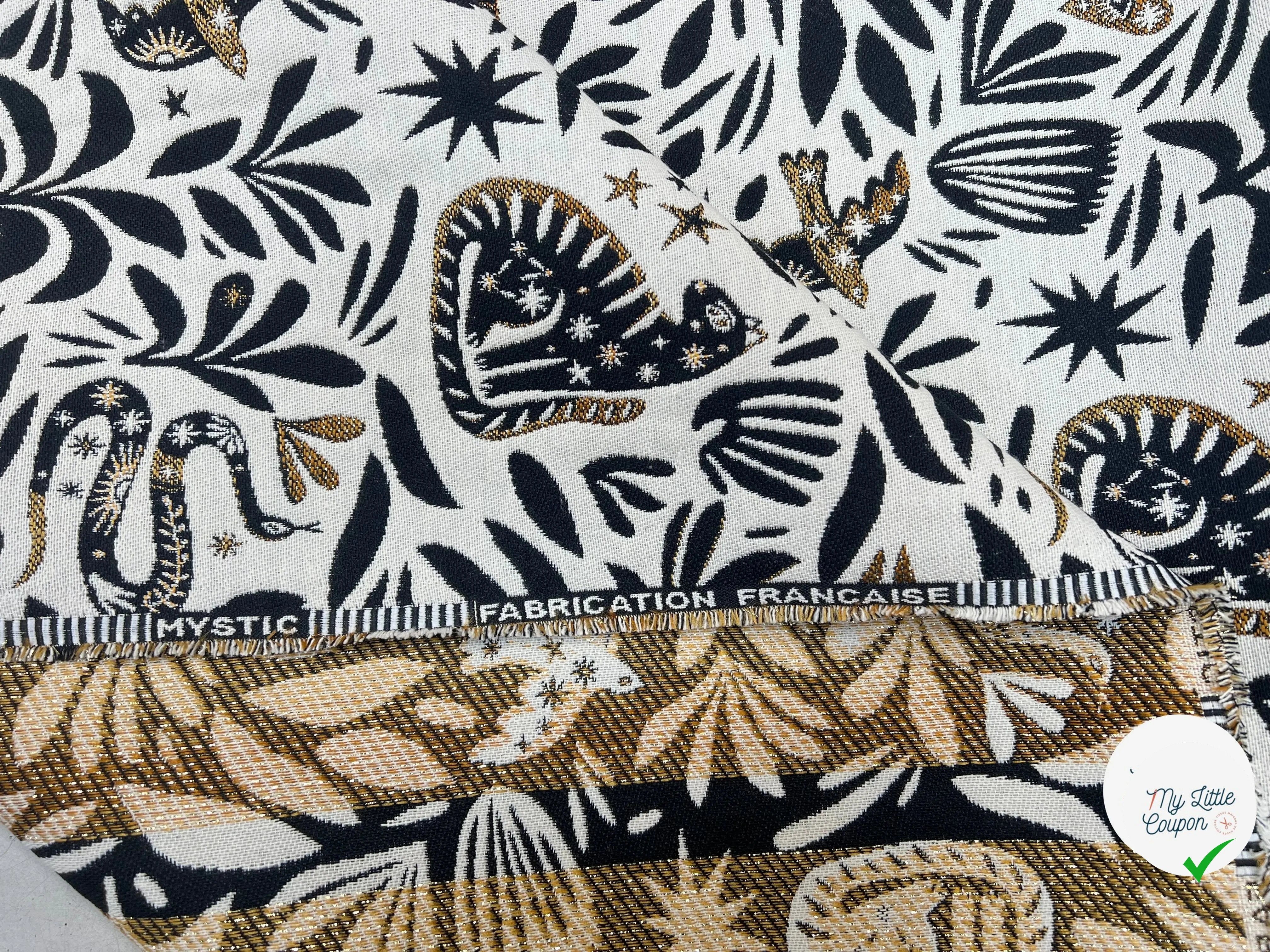 JACQUARD TISSÉ TEINT MYSTIC ALLOVER BLANC - My Little Coupon