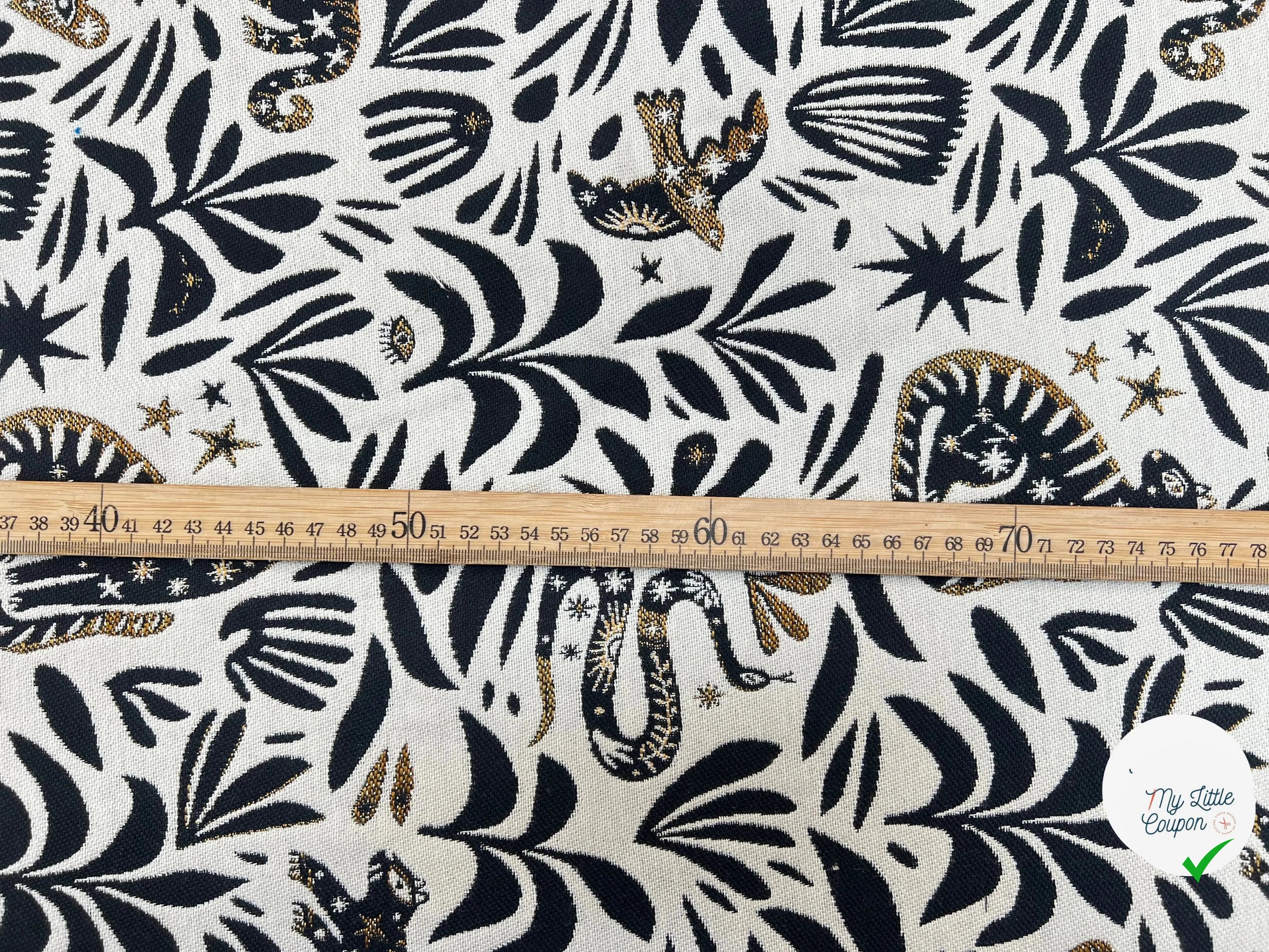 JACQUARD TISSÉ TEINT MYSTIC ALLOVER BLANC - My Little Coupon