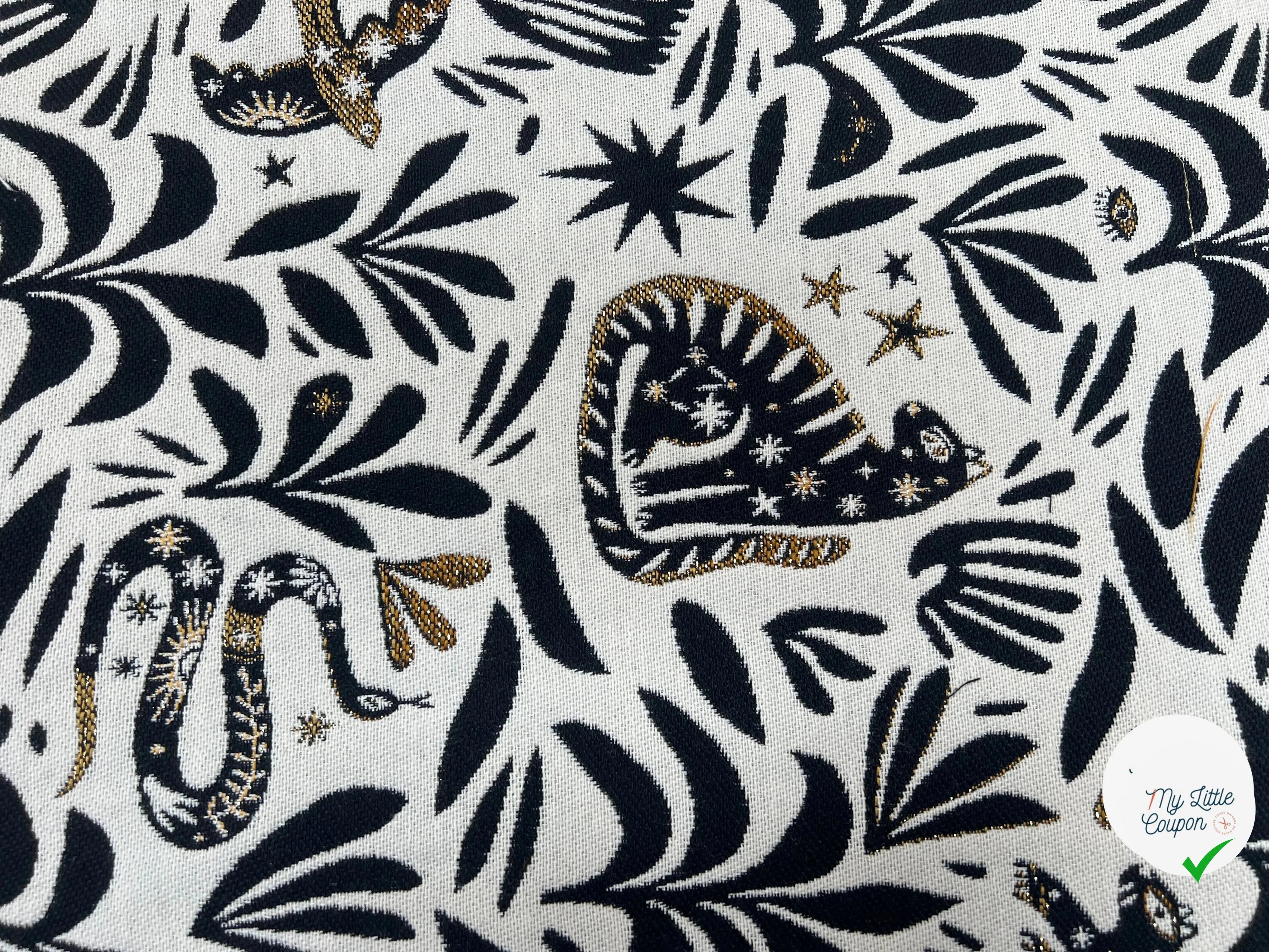 JACQUARD TISSÉ TEINT MYSTIC ALLOVER BLANC - My Little Coupon