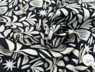 JACQUARD TISSÉ TEINT MYSTIC ALLOVER NOIR - My Little Coupon