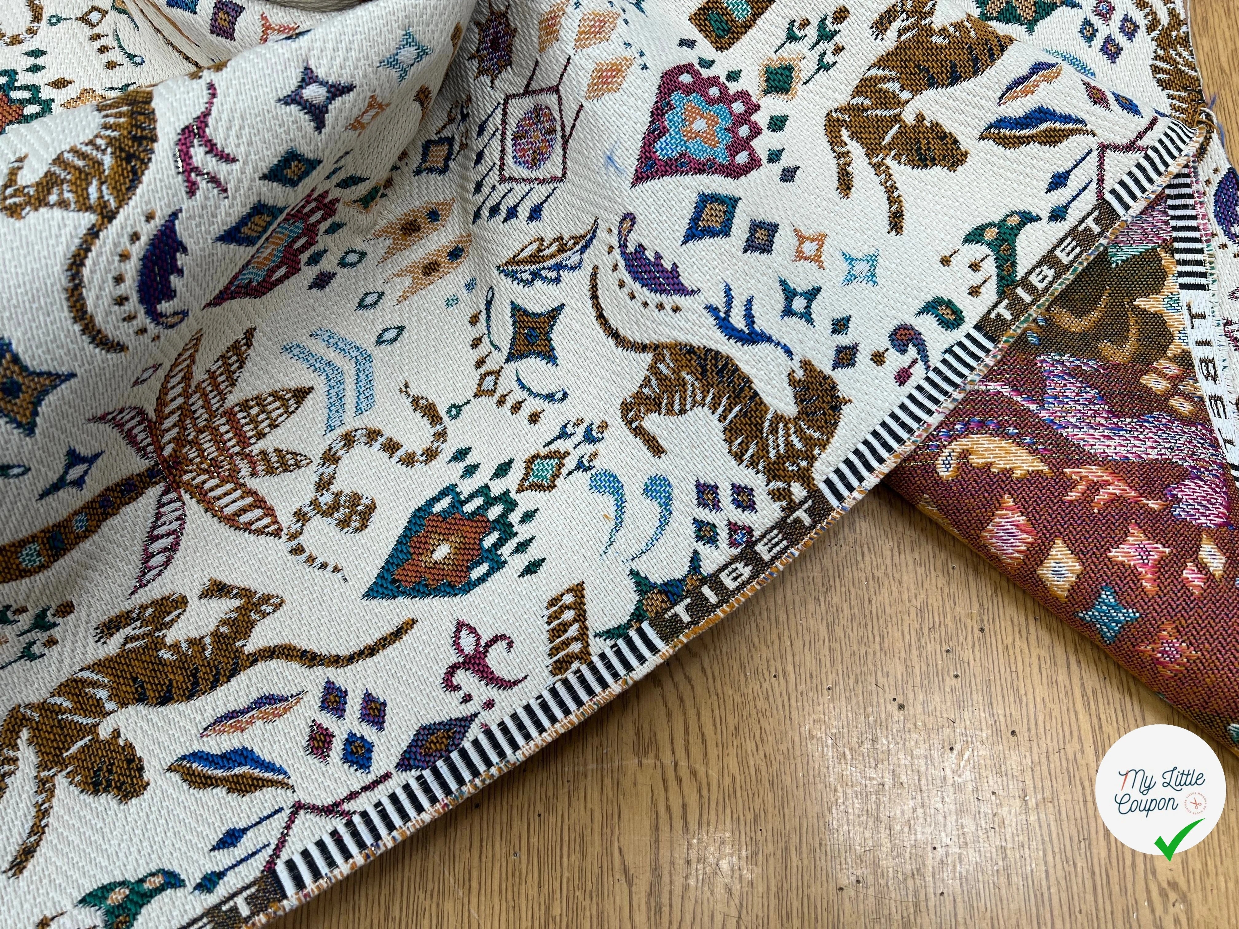 JACQUARD TISSÉ TEINT TIBET PAOLA ALLOVER BLANC - My Little Coupon