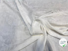 JACQUARD VISCOSE BLANC MOTIFS FABRICATION PRATO - My Little Coupon