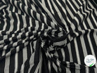 JERSEY BICOLORE TRIBANDES NOIR ET BLANC - My Little Coupon - tissu - coudre