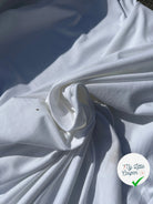 JERSEY DE COTON BLANC NEIGE - My Little Coupon
