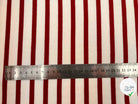 JERSEY DE COTON RAYURES ROUGE PERSAN FOND BEIGE ÉCRU - My Little Coupon - tissu - coudre