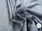 JERSEY PIQUÉ DE COTON BLEU GRIS - My Little Coupon
