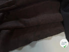 LAINAGE 100% CACHEMIRE MARRON ET NOIR MOTIF A FLEURS - My Little Coupon