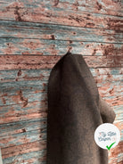 LAINAGE 100% CACHEMIRE MARRON ET NOIR MOTIF A FLEURS - My Little Coupon