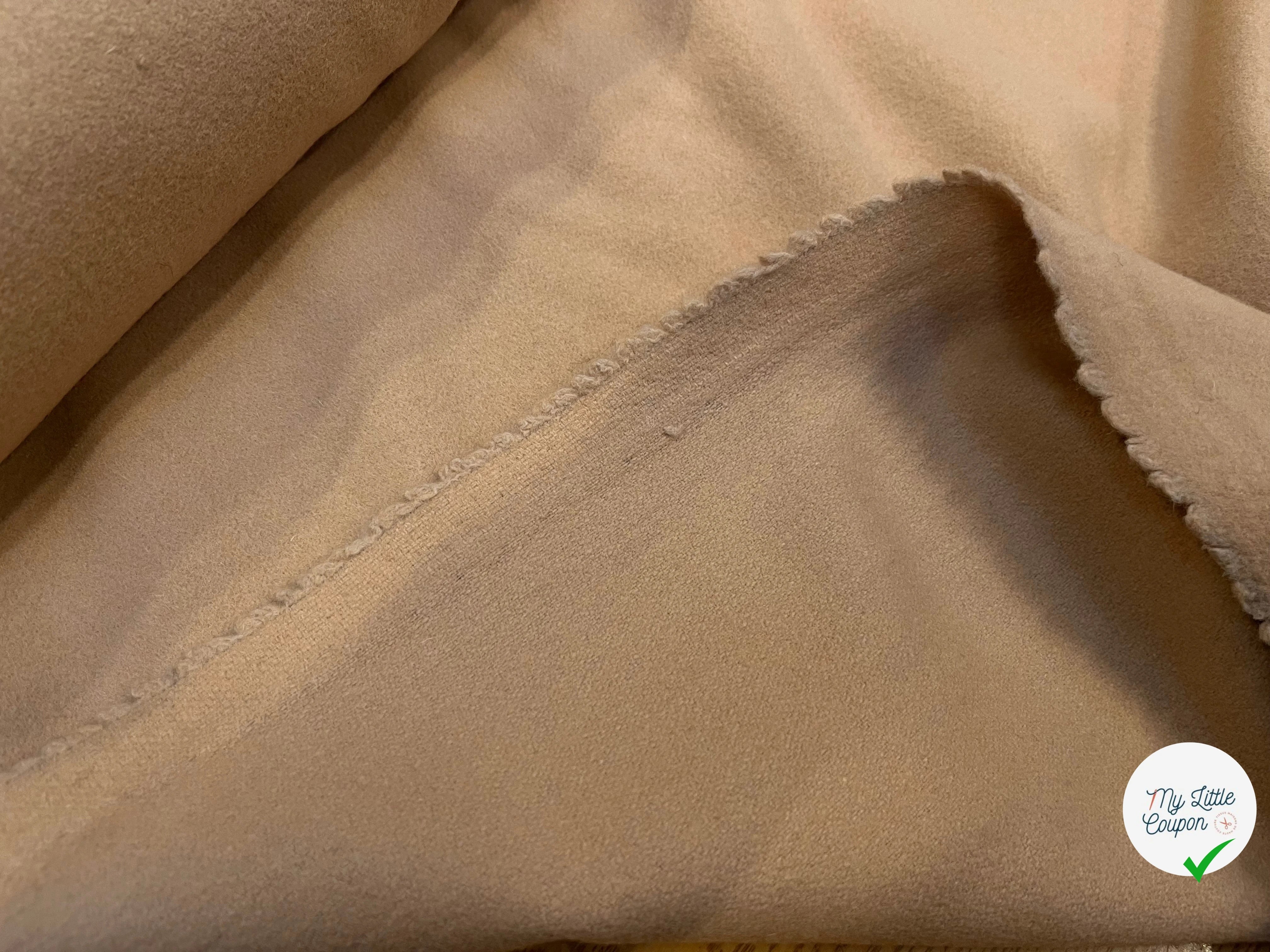 (Chute) LAINAGE MANTEAU BEIGE 10% CASHMERE - My Little Coupon