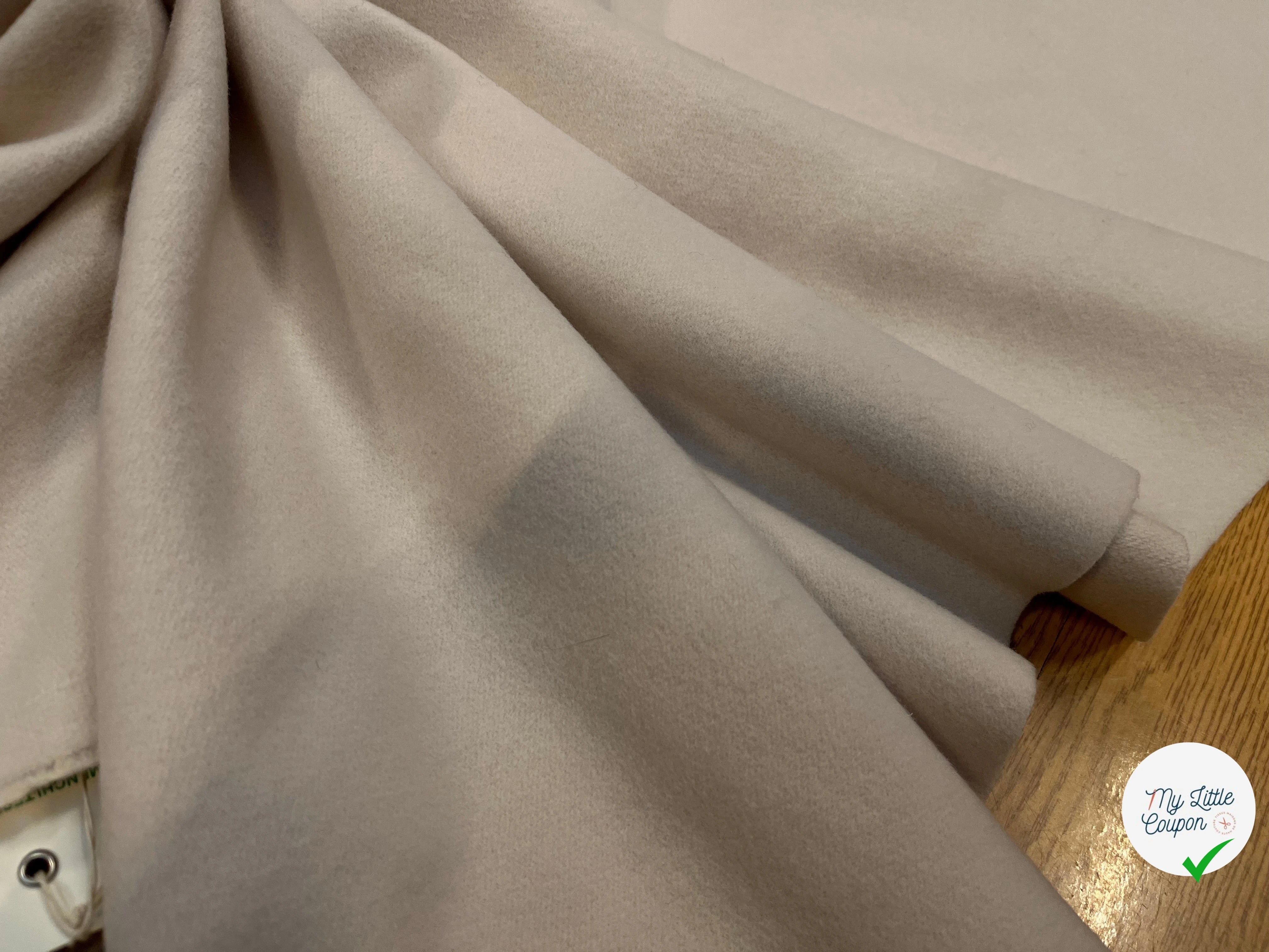 (Chute) LAINAGE MANTEAU BEIGE CLAIR 20% CASHMERE - My Little Coupon