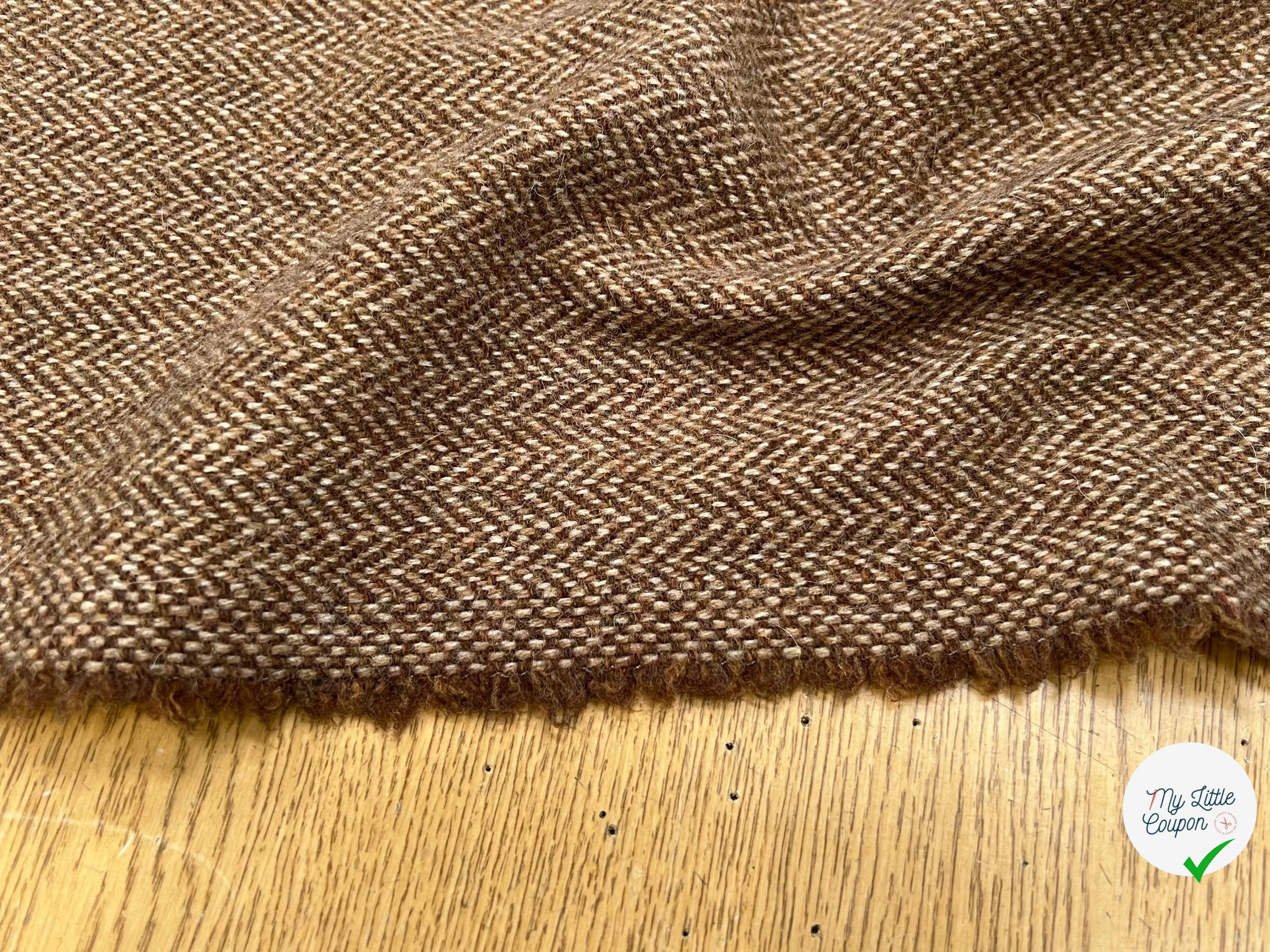 LAINAGE MANTEAU CHEVRON MARRON - My Little Coupon