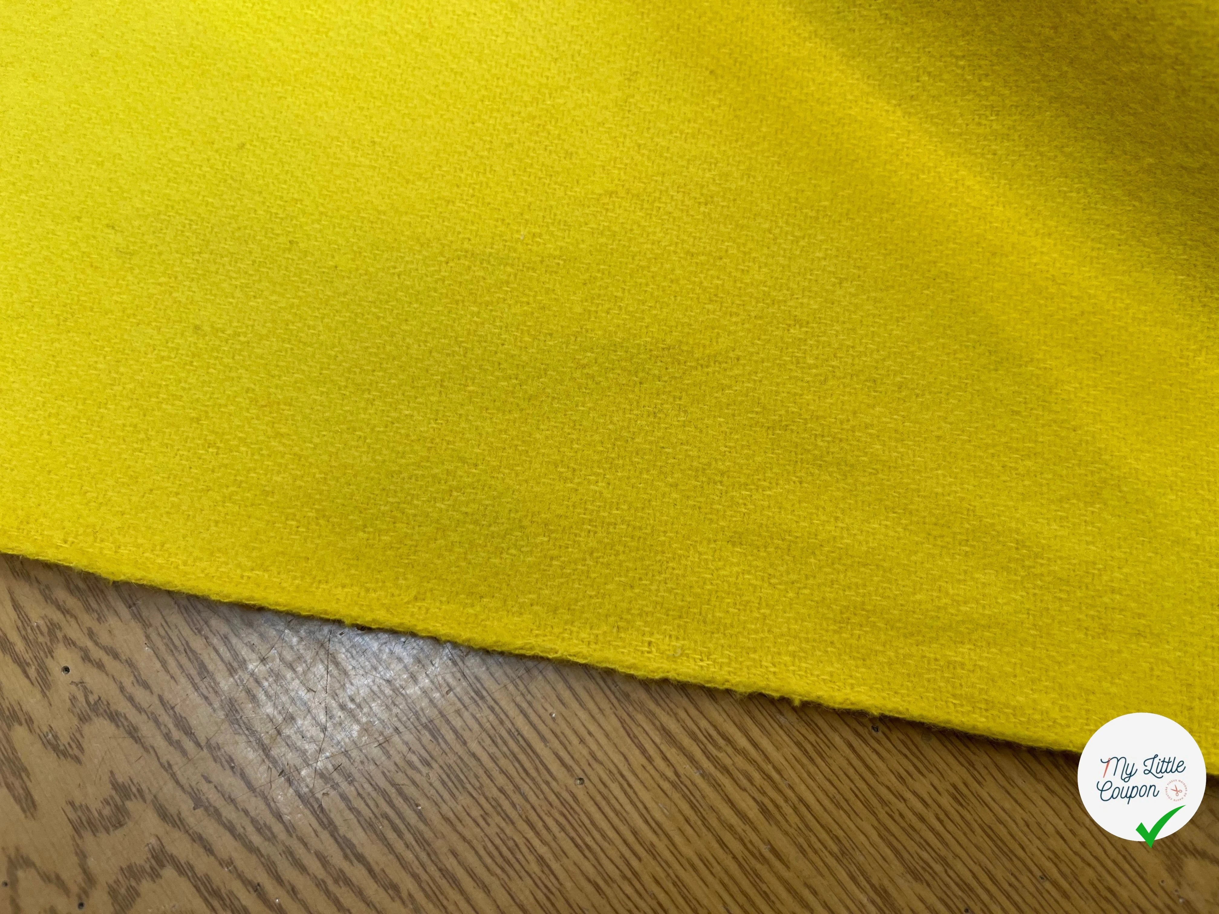 LAINAGE MANTEAU RITA LOURD ENVERS DOUX JAUNE - My Little Coupon