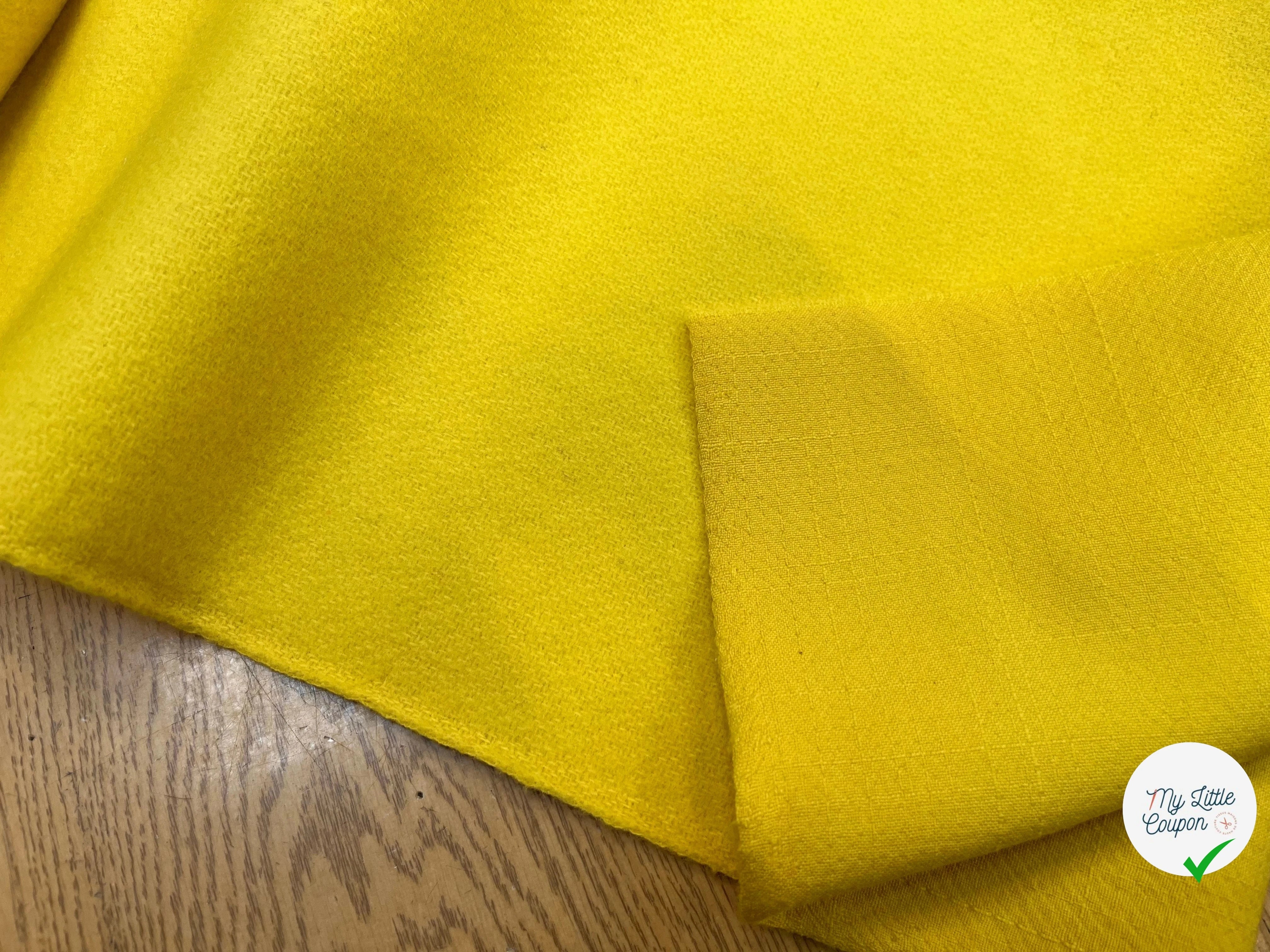 LAINAGE MANTEAU RITA LOURD ENVERS DOUX JAUNE - My Little Coupon