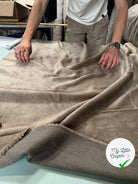 LAINAGE MOHAIR COFFEE CREAM POILS COURTS - My Little Coupon