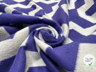 LAINAGE POLYESTER DUVETEUX GRAPHIQUE BLEU - My Little Coupon