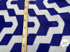 LAINAGE POLYESTER DUVETEUX GRAPHIQUE BLEU - My Little Coupon