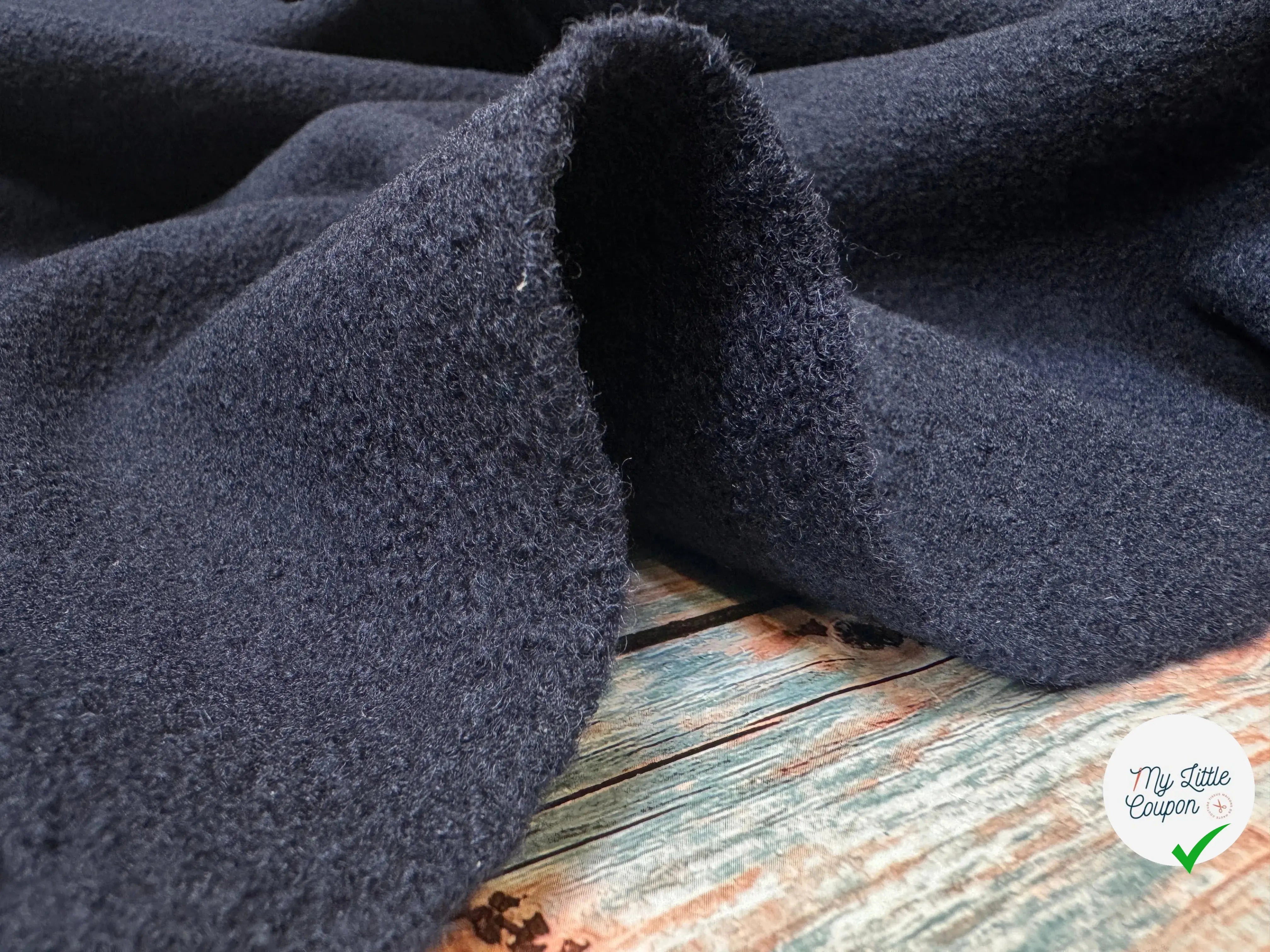 LAINE BOUILLIE BLEU MARINE - My Little Coupon