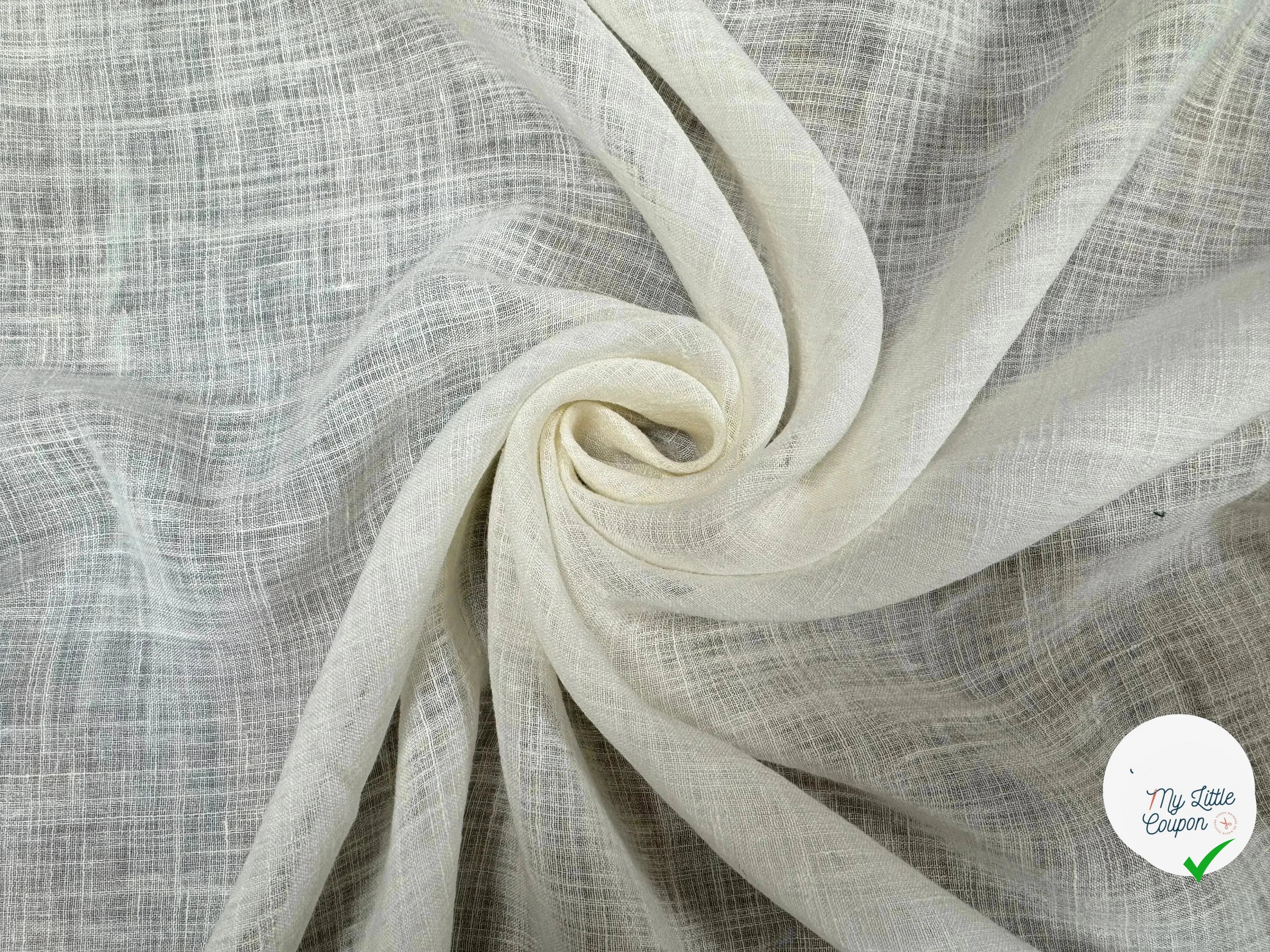 LINEN SILK VOILE, Iconic Milk - My Little Coupon