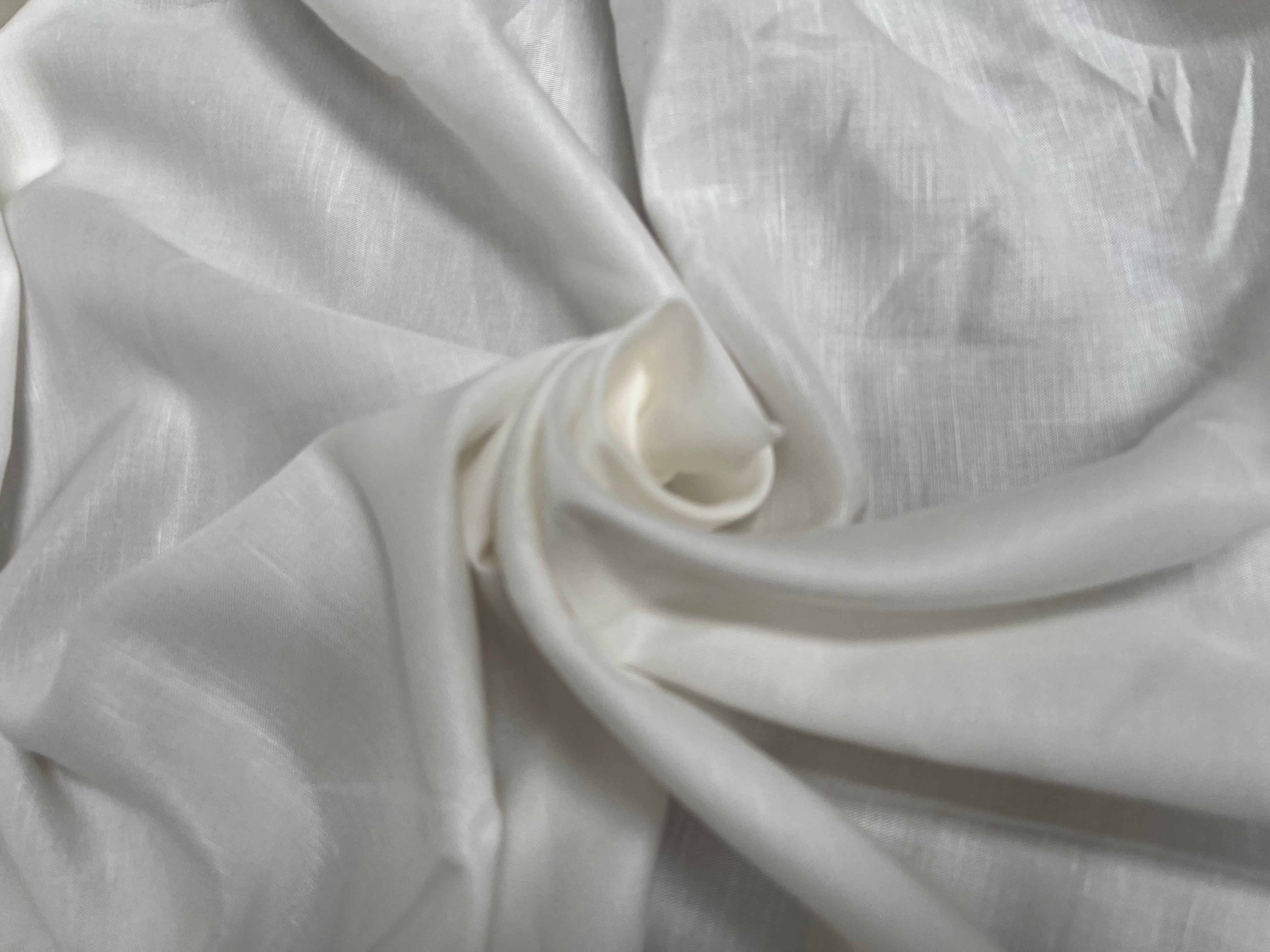 LYOCELL 30% LIN BLANC CASSÉ - My Little Coupon