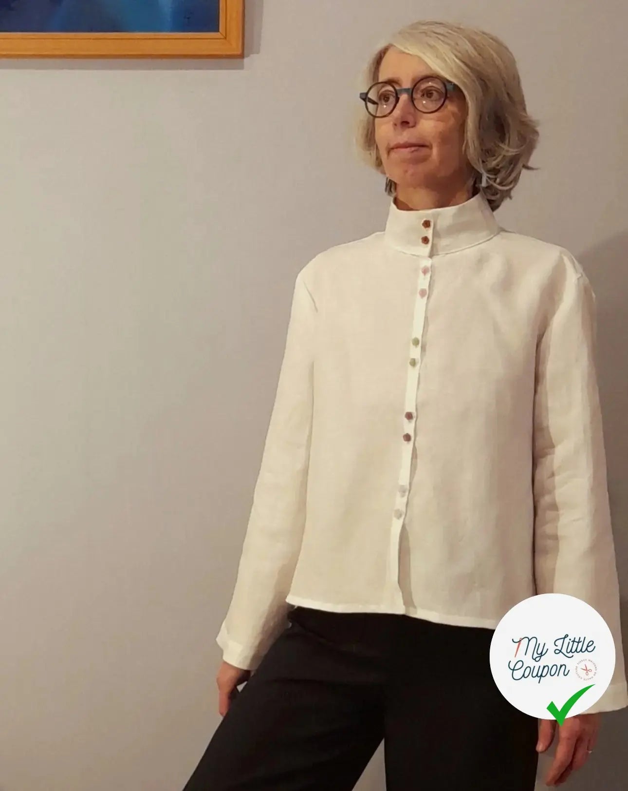 LYOCELL 30% LIN BLANC CASSÉ - My Little Coupon