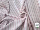 MAILLE LOURDE MARINIÈRE BLANCHE RAYURES ROSE - My Little Coupon