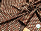 MAILLE LOURDE MOTIFS GÉOMETRIQUES CHOCO MARRON - My Little Coupon