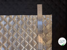 MATELASSÉ DOUBLE FACE LUREX DORE BRILLANT DOUBLURES NOIR - My Little Coupon