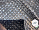 MATELASSÉ DOUBLE FACE VINYL ARGENT DOUBLURE VINYL NOIR - My Little Coupon