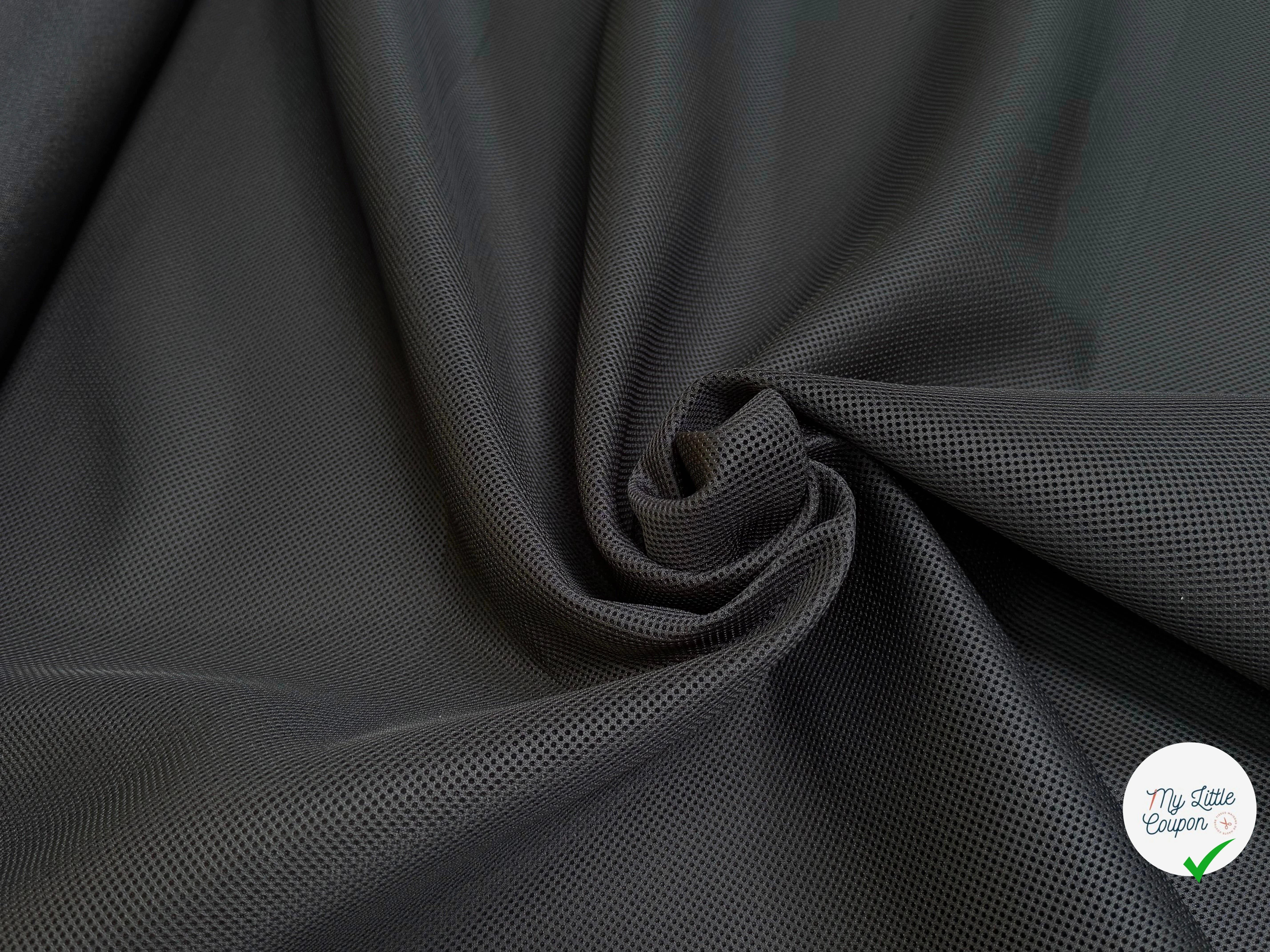 (Chute) MESH LÉGÈREMENT STRETCH NOIR - My Little Coupon