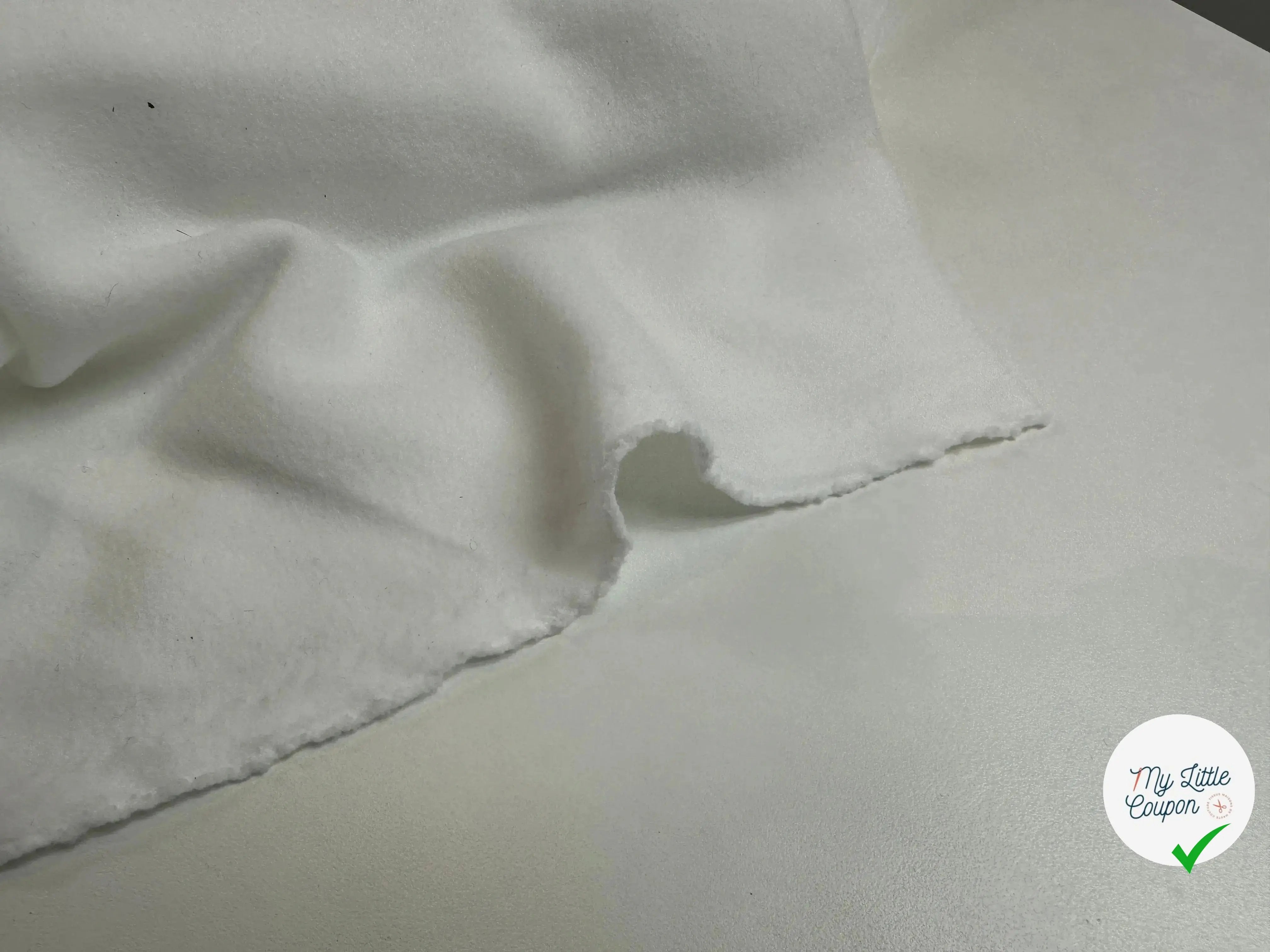 MICROPOLAIRE BLANC REVERSIBLE MADE IN FRANCE MLC INTERN