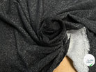 MOLLETON FIN LUREX ARGENT NOIR - My Little Coupon