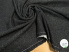 MOLLETON FIN LUREX ARGENT NOIR - My Little Coupon