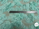 (Chute) MOTIF PÉTALES COUSUES VERT D'EAU - My Little Coupon