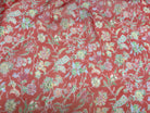 MOUSSELINE DE SOIE FLEURS ROUGE - My Little Coupon
