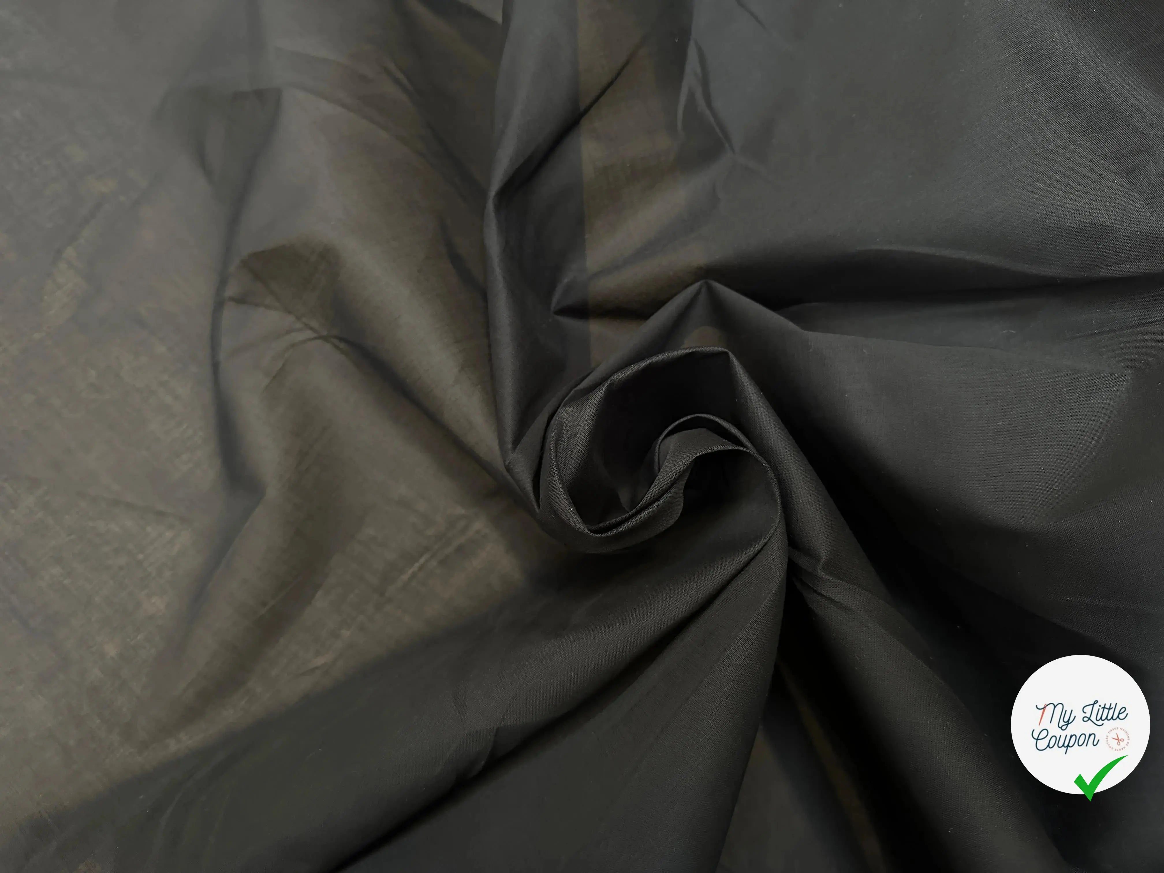 ORGANDI COTON NOIR - My Little Coupon