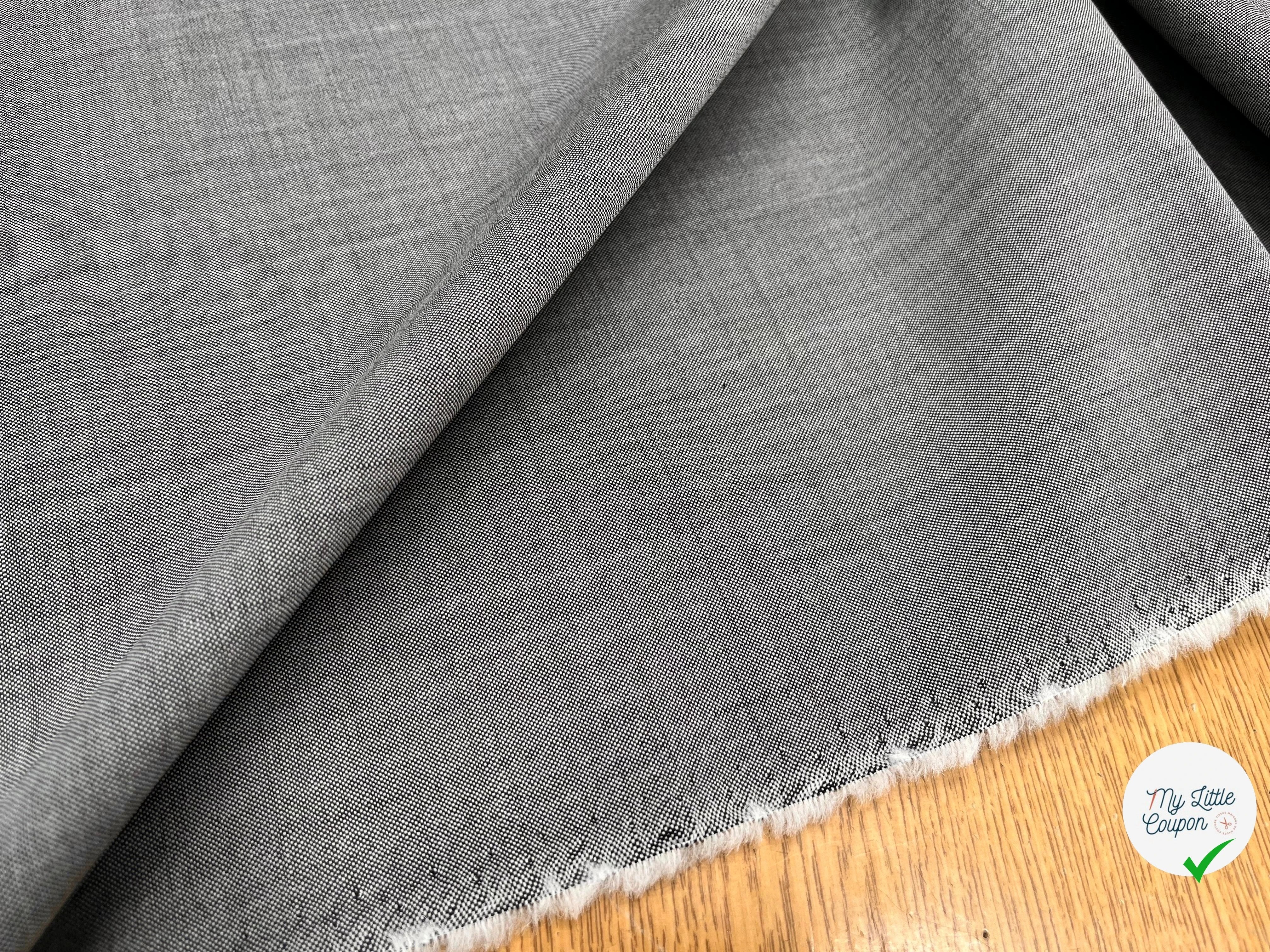 OXFORD DE LAINE GRIS CLAIR DEPERLANTE - My Little Coupon