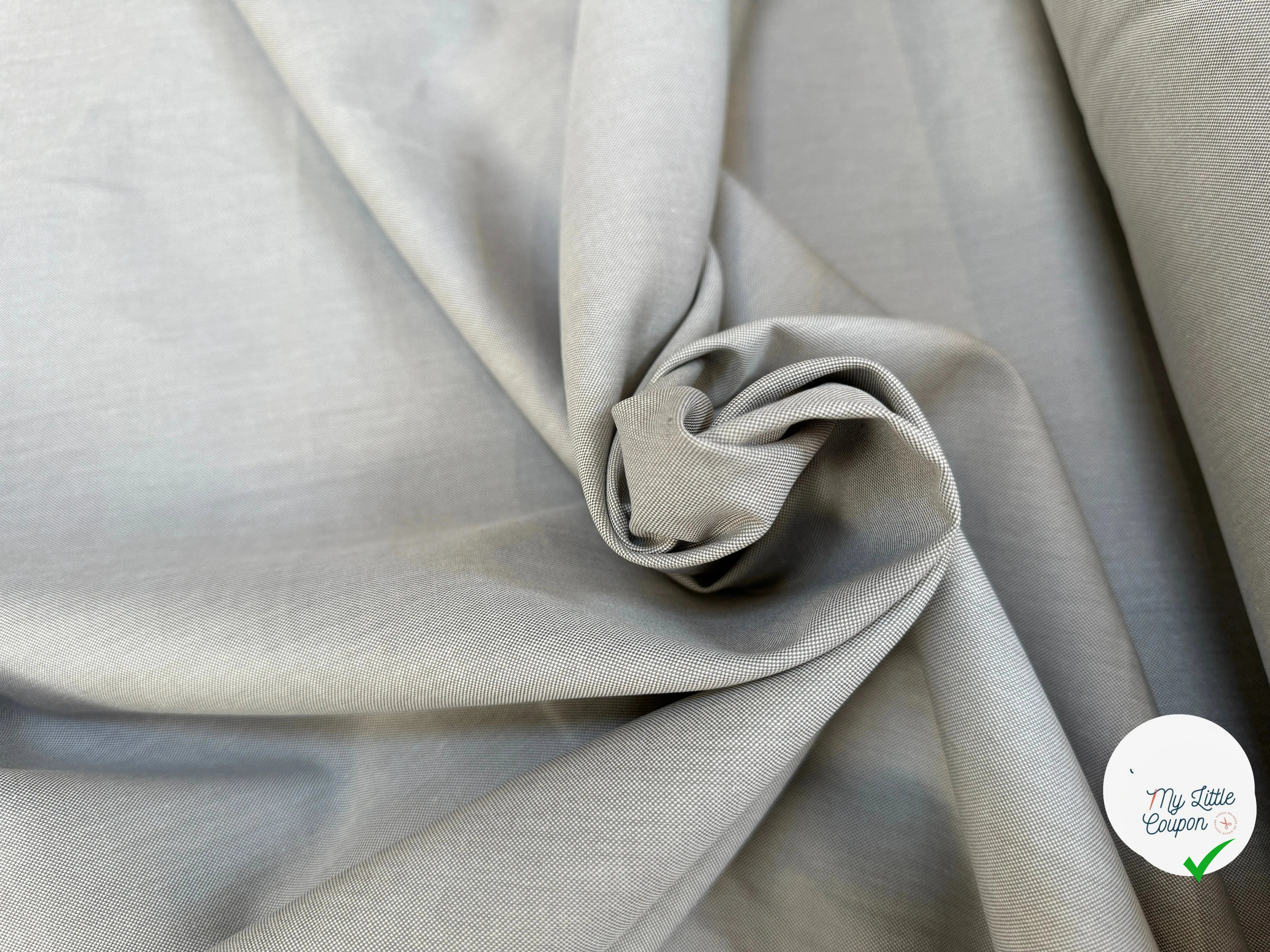 OXFORD GRIS CHIC 100% COTON - My Little Coupon