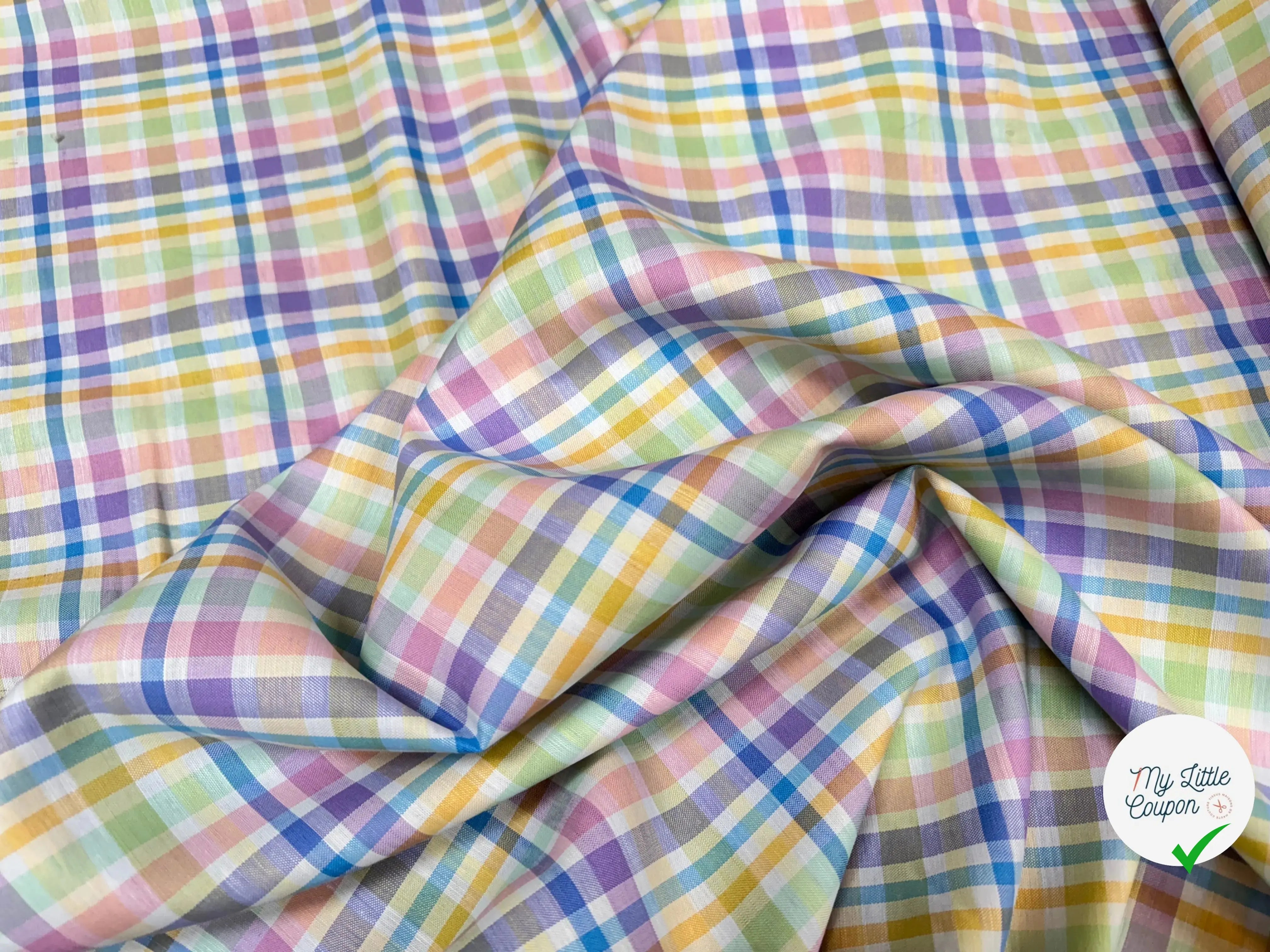 OXORD COTON (BELLE TENUE) TARTAN TROPEA FRESKA - My Little Coupon