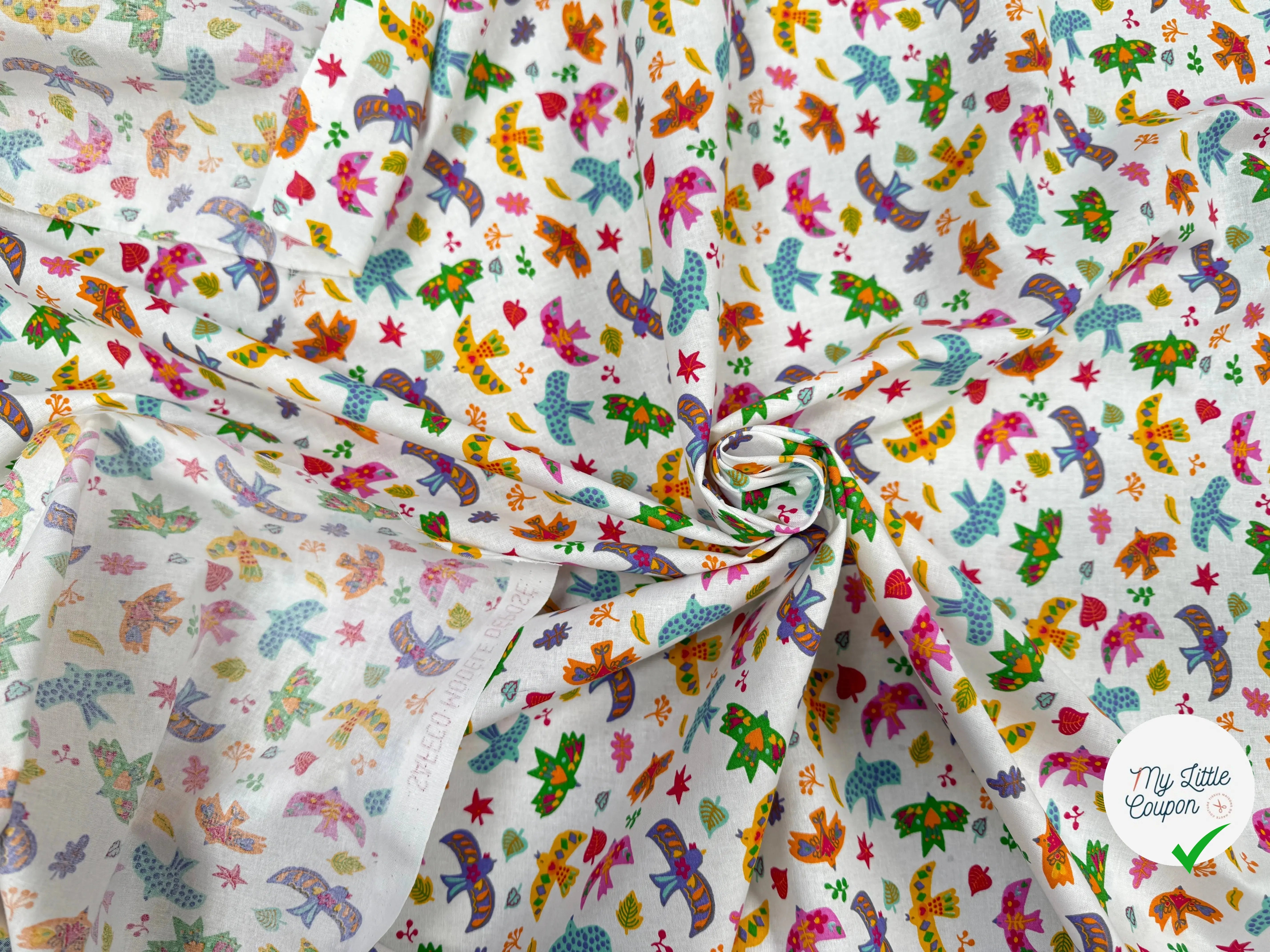 PERCALE DE COTON CUICUI BLANC - My Little Coupon